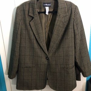 Sag Harbor vintage plaid blazer
